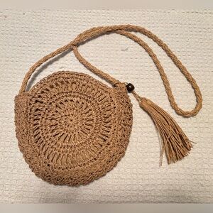 Tan Woven Women's Bag